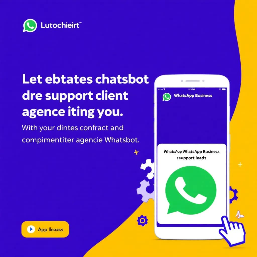 Agence chatbot : création, WhatsApp et support client